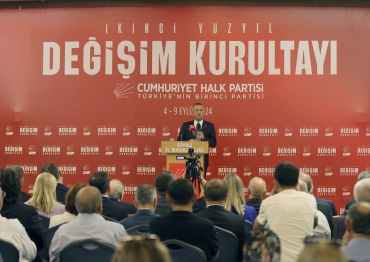 CHP Genel Başkanı Özel, Sivas'ta partisinin "İkinci Yüzyıl Değişim Kurultayı"nda konuştu: (2)