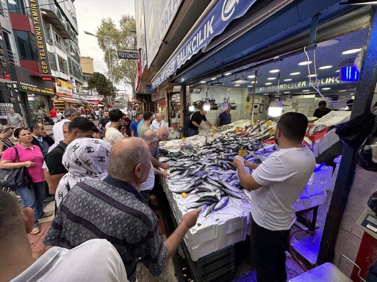 Samsun'da hamsinin kilogramı 200, palamudun tanesi 50 liradan satılıyor