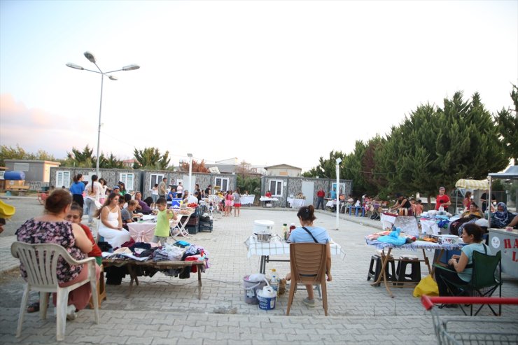 Hatay'da ev ekonomisine katkı sağlamak amacıyla kermes düzenlendi