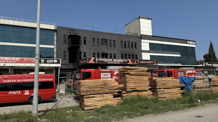 Samsun'da imalathanede bir ay arayla ikinci kez çıkan yangın söndürüldü