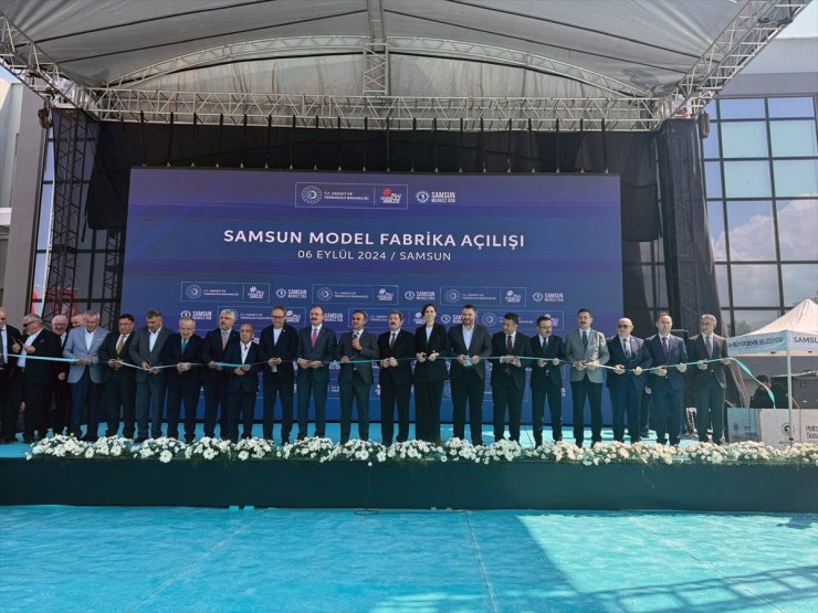 Sanayi ve Teknoloji Bakanı Kacır, Samsun Model Fabrika'nın açılışına katıldı: