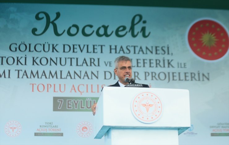 Sağlık Bakanı Memişoğlu, Kocaeli'de hastane açılış töreninde konuştu: