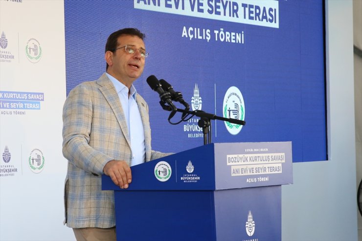 İBB Başkanı İmamoğlu, "Bozüyük Kurtuluş Savaşı Anı Evi ve Seyir Terası" açılışına katıldı