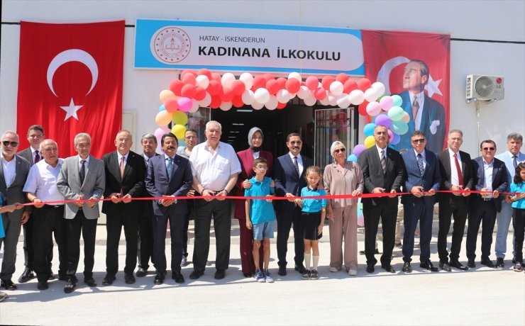 Hatay'da depremde ağır hasar alan okulun yerine yenisi yapıldı