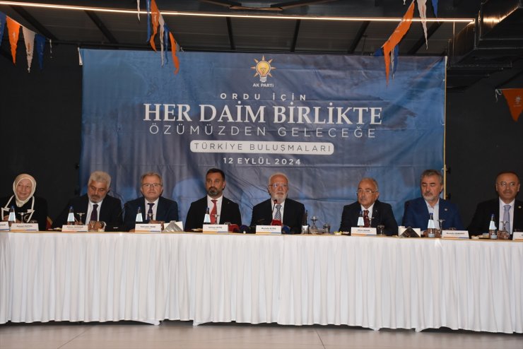 AK Parti Genel Başkanvekili Elitaş, Ordu'da konuştu: