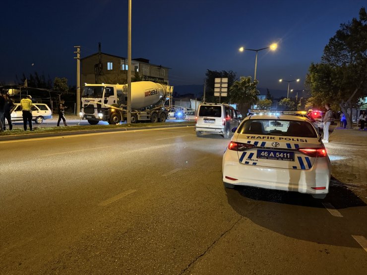 Kahramanmaraş'ta beton mikserinin çarptığı çocuk ağır yaralandı