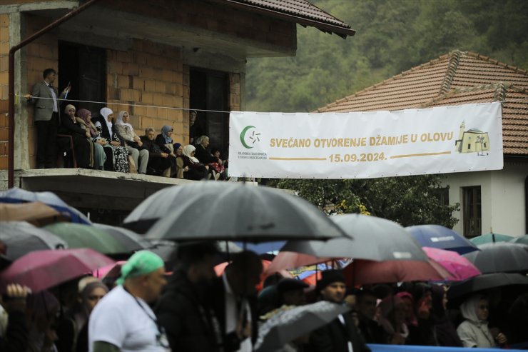 Bosna Hersek'te TDV'nin katkılarıyla tamamlanan Ahi Evran Veli Kırşehir Camisi hizmete açıldı