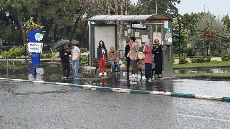 Tekirdağ'da sağanak etkili oldu