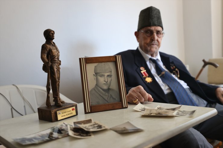 KORE GAZİLERİ YAŞADIKLARINI ANLATIYOR - Yetiştirme yurdunda büyüyen Aktaş Açıkgöz, devlete vefa borcunu Kore Savaşı'nda ödedi