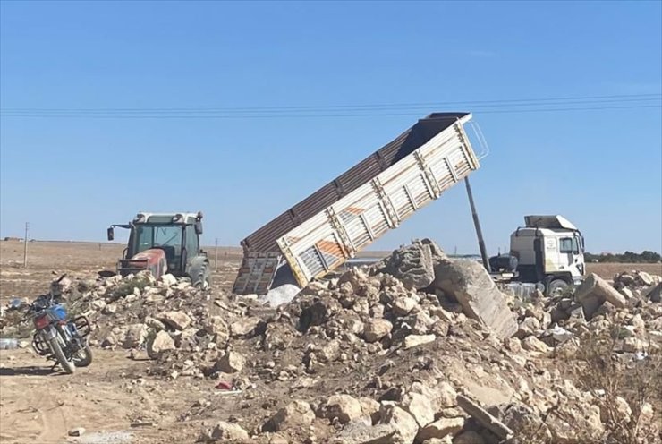 Aksaray'da damperi yüksek gerilim hattına temas eden kamyonun sürücüsü öldü