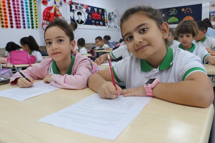 Kilis'te ilkokul öğrencileri Gazze'deki çocuklar için mektup yazdı