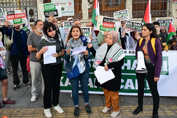 Filistin Özgürlük Platformundan İsrail'in saldırısı altındaki Gazze'ye destek