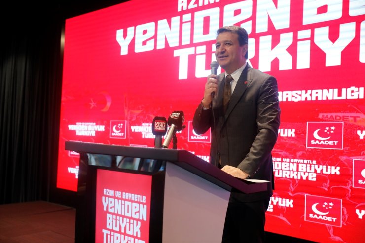 Saadet Partisi Genel Başkanvekili Arıkan, Samsun'da konuştu: