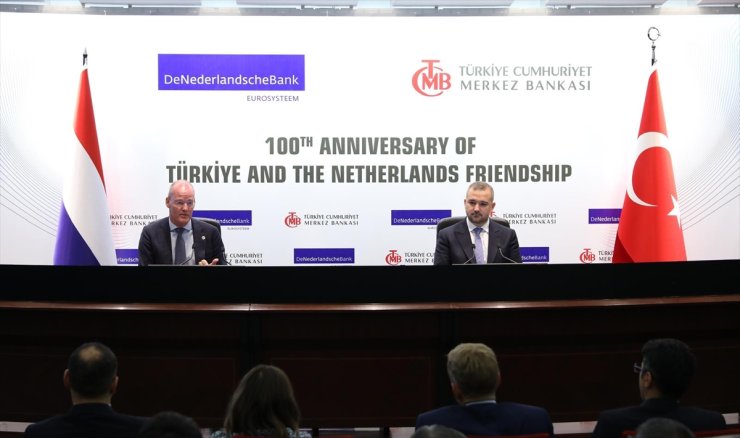 TCMB Başkanı Karahan, Hollanda Merkez Bankası Başkanı Knot ile bir araya geldi