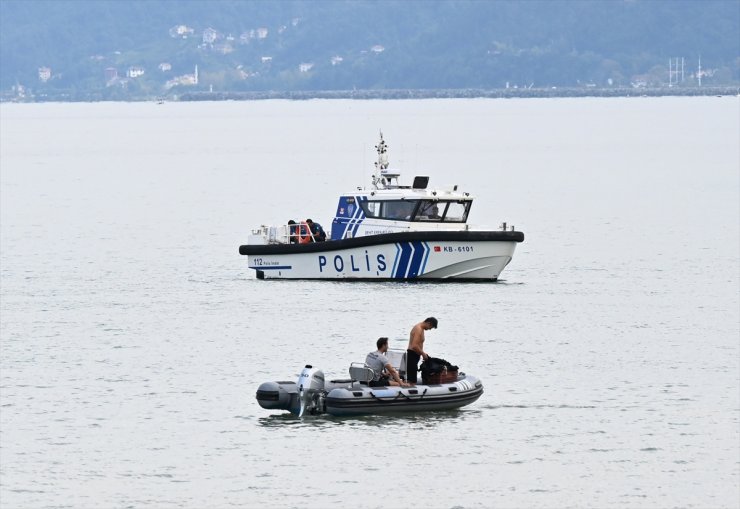 Trabzon'da taşkında kaybolan kişiyi arama çalışmaları sürüyor