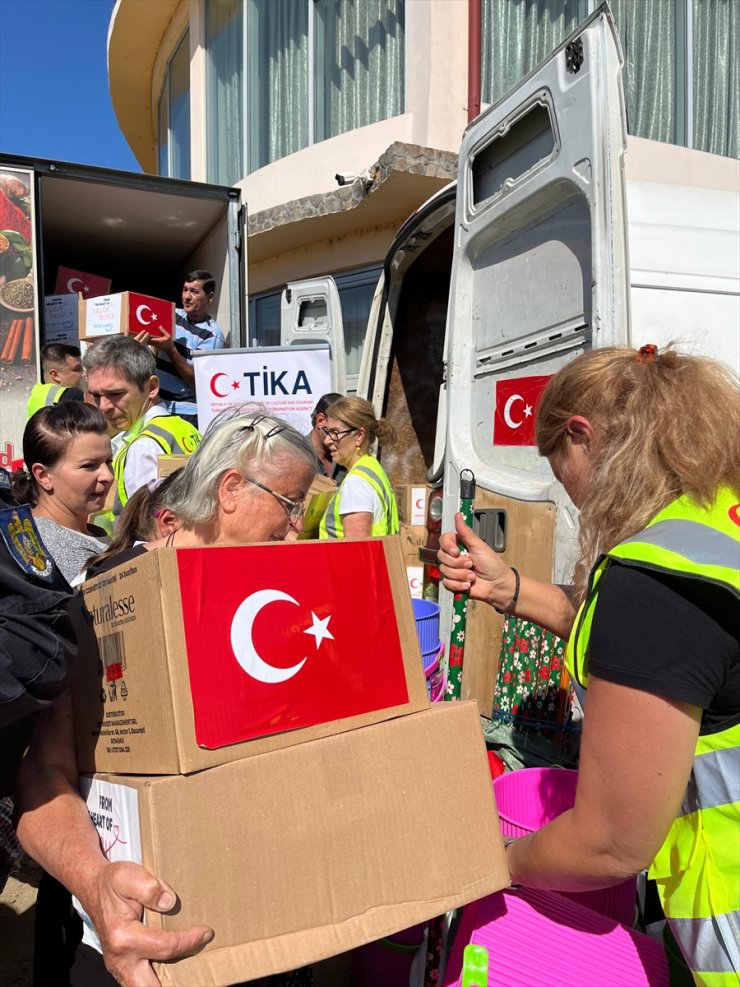 TİKA'dan sel felaketinden etkilenen Romanya'ya destek