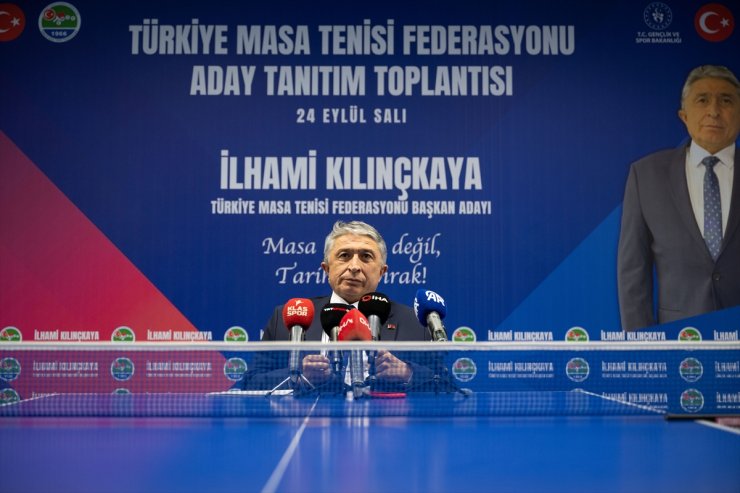 İlhami Kılıçkaya, Masa Tenisi Federasyonu başkanlığına adaylığını açıkladı