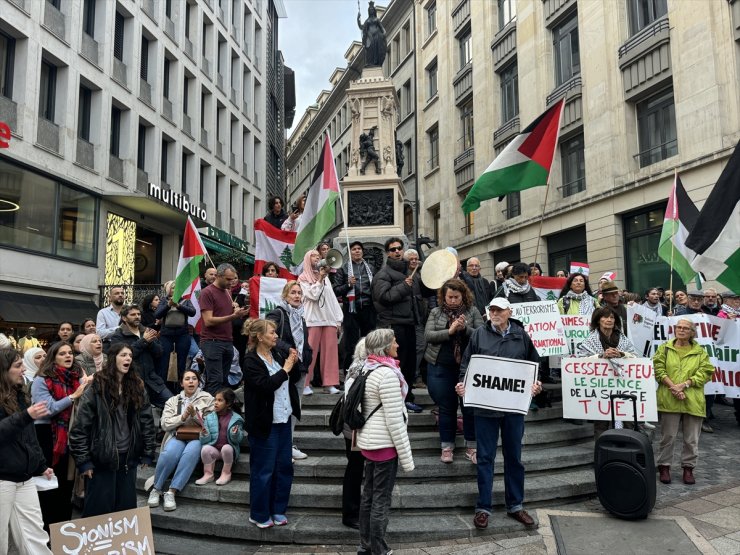 İsrail'in Gazze ve Lübnan'a yönelik saldırıları Cenevre'de protesto edildi