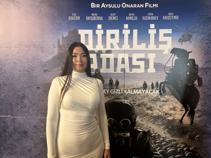 Kazakistan yapımı "Diriliş Adası" filminin basın gösterimi yapıldı