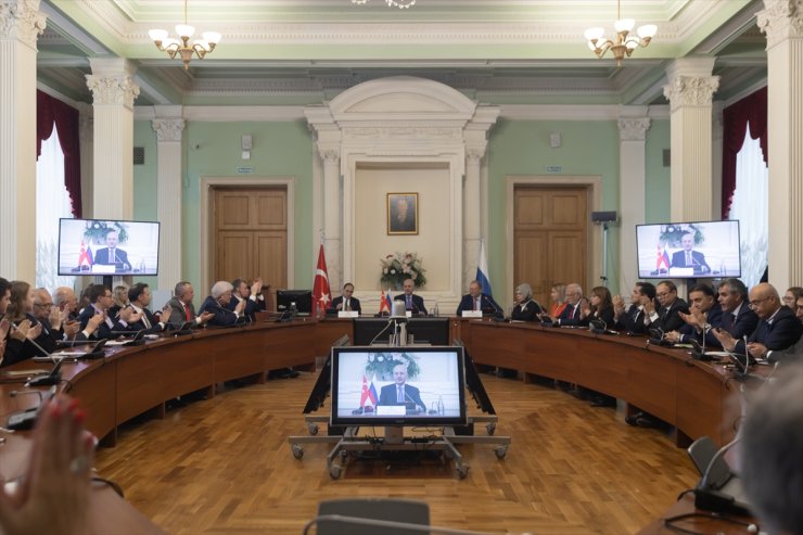 TBMM Başkanı Kurtulmuş, Rusya Dışişleri Bakanlığı Diplomasi Akademisi'nde konuştu: