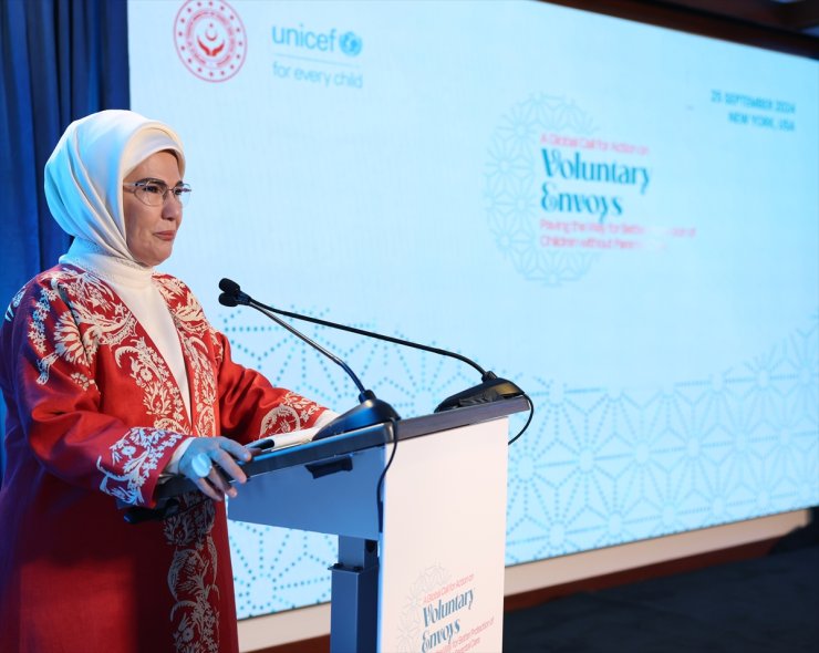 Emine Erdoğan, UNICEF'teki programda Gönül Elçileri Projesi'ne küresel davette bulundu: