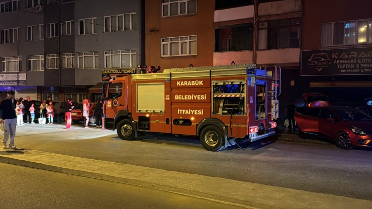 Karabük'te iş yerinde çıkan yangın söndürüldü