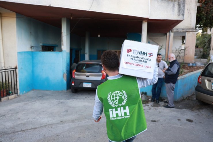 İHH'nin İsrail'in saldırıları altındaki Lübnan'da acil yardım çalışmaları sürüyor