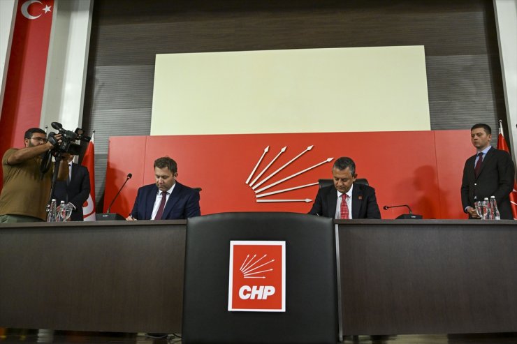 CHP ile Alman SDP arasında "Siyasi İşbirliği" mutabakatı imzalandı