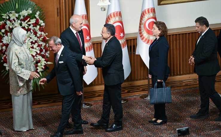 TBMM Başkanı Kurtulmuş, yeni yasama yılı dolayısıyla resepsiyon verdi