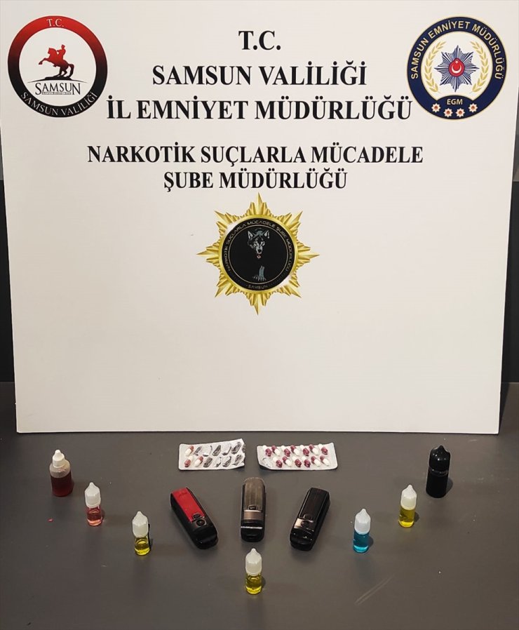 Samsun'da uyuşturucu operasyonunda 4 zanlı yakalandı