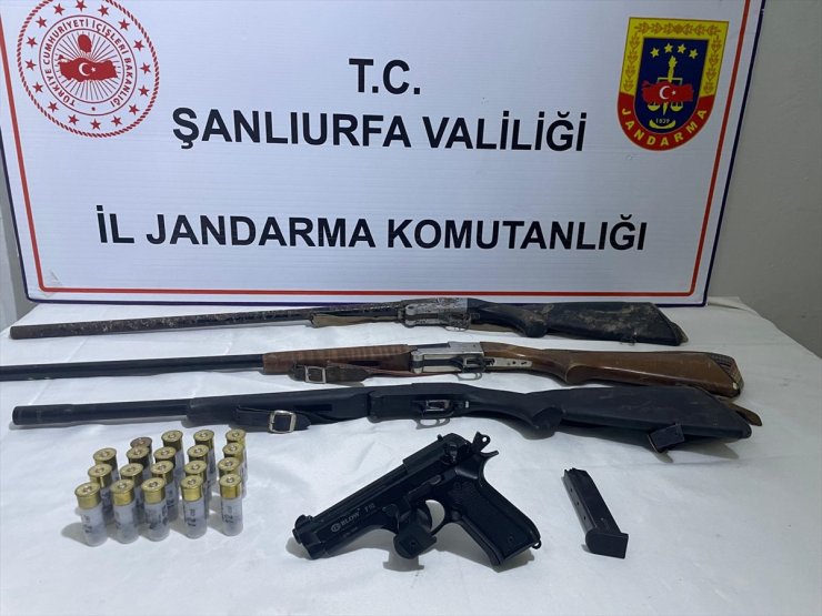 Şanlıurfa'da silah kaçakçılığı operasyonunda 5 şüpheli yakalandı