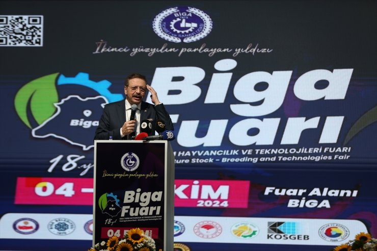 18. Biga Gıda, Tarım, Hayvancılık ve Teknolojileri Fuarı açıldı