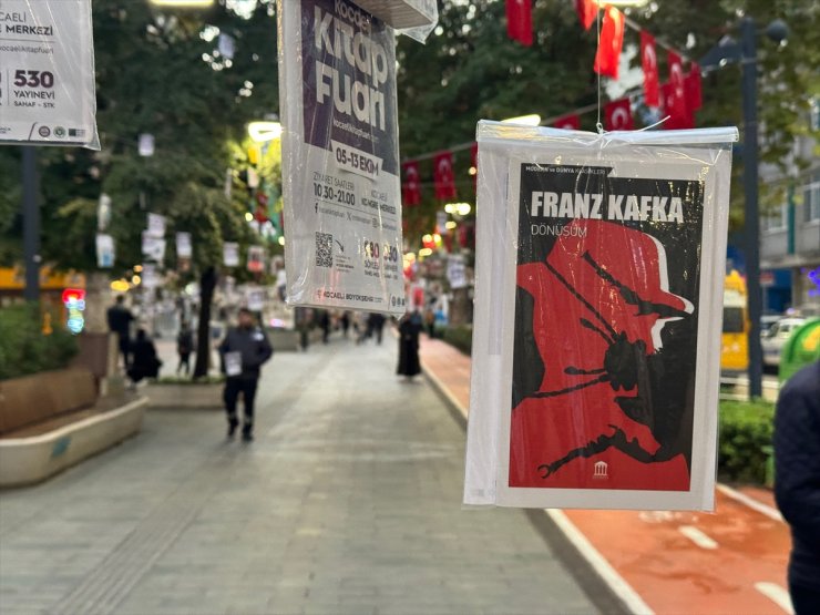 Kocaeli'de asırlık çınar ağaçları kitaplarla renklendi