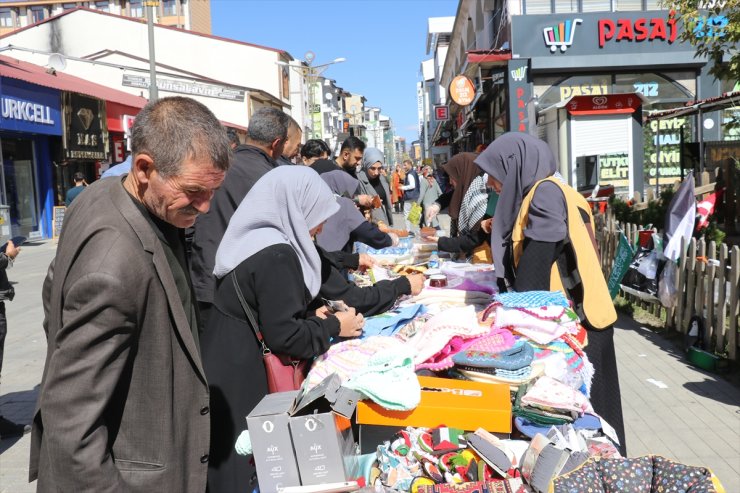 Ağrı'da Filistin'e destek için kermes düzenlendi