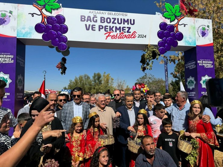 Aksaray'da "3. Bağ Bozumu ve Pekmez Festivali" yapıldı