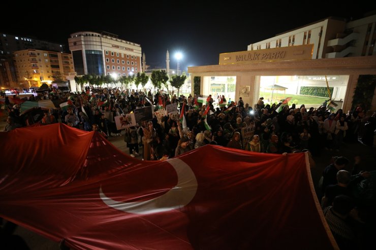 Diyarbakır, Siirt, Şırnak ve Mardin'de İsrail'in Filistin'e yönelik saldırıları protesto edildi