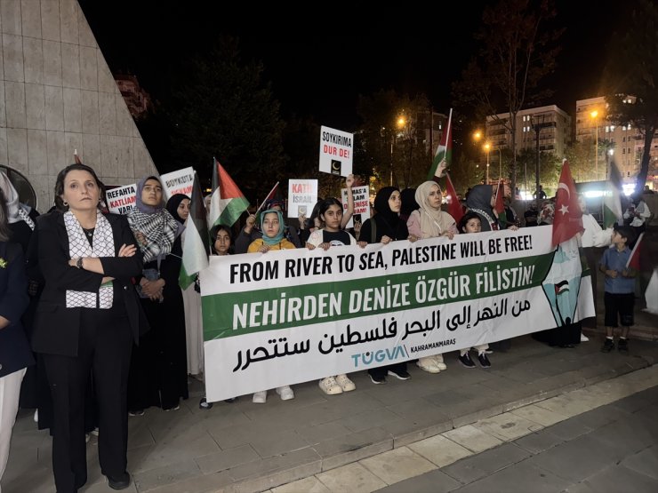 Şanlıurfa ve çevre illerde İsrail'in Filistin'e yönelik saldırıları protesto edildi