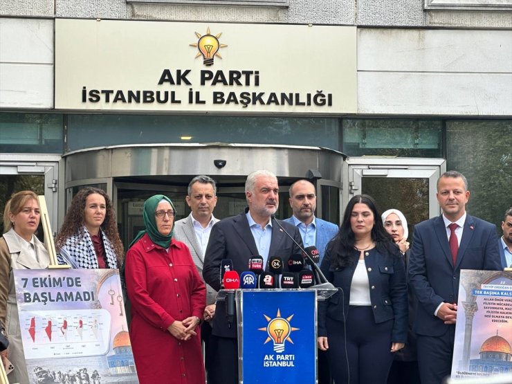 AK Parti İstanbul İl Başkanlığından İsrail'e tepki