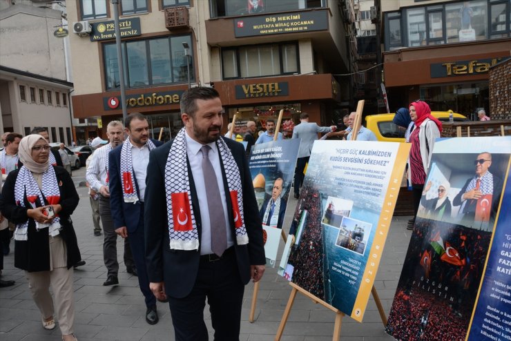 Çanakkale, Balıkesir, Eskişehir ve Kütahya'da AK Parti İl Başkanlıklarından İsrail'e tepki