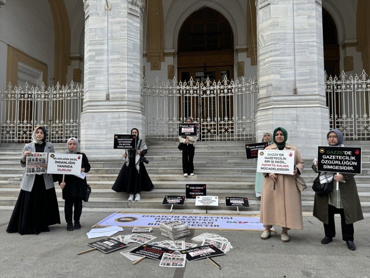 İsrail'in katlettiği gazetecilerin anısına hazırlanan "Gazzete", uluslararası haber ajanslarına postalandı