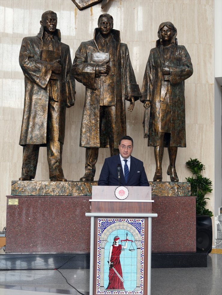 İstanbul Bölge Adliyesi Başkanlığına atanan Hazar Turan Alim için Bakırköy Adliyesi'nde veda töreni