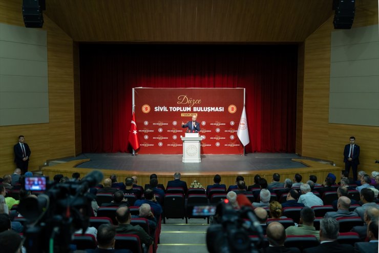 TBMM Başkanı Kurtulmuş, Düzce'de "Sivil Toplum Buluşması" programında konuştu: