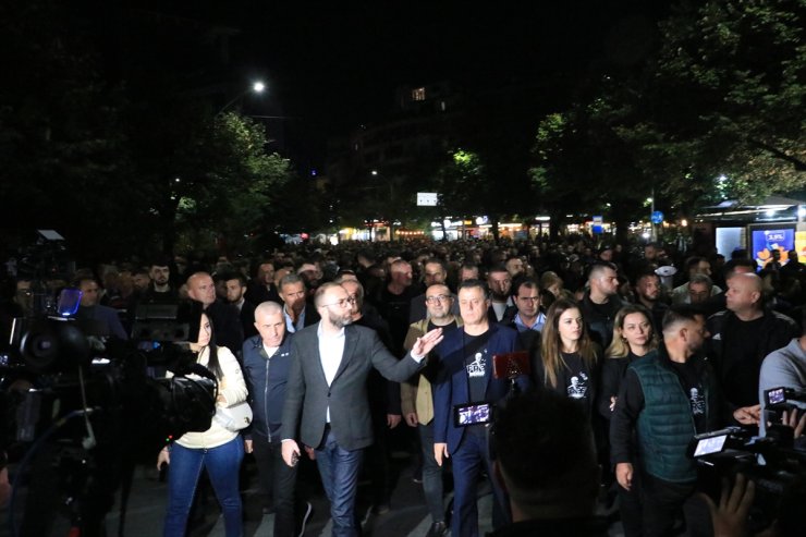 Arnavutluk’ta hükümet karşıtı protesto düzenlendi