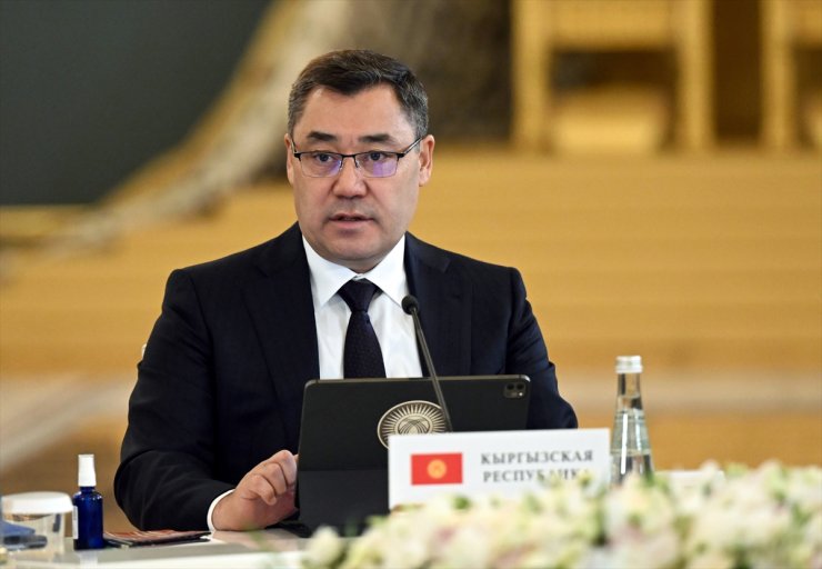 Kırgızistan Cumhurbaşkanı Caparov, BDT Liderler Zirvesi'nde konuştu: