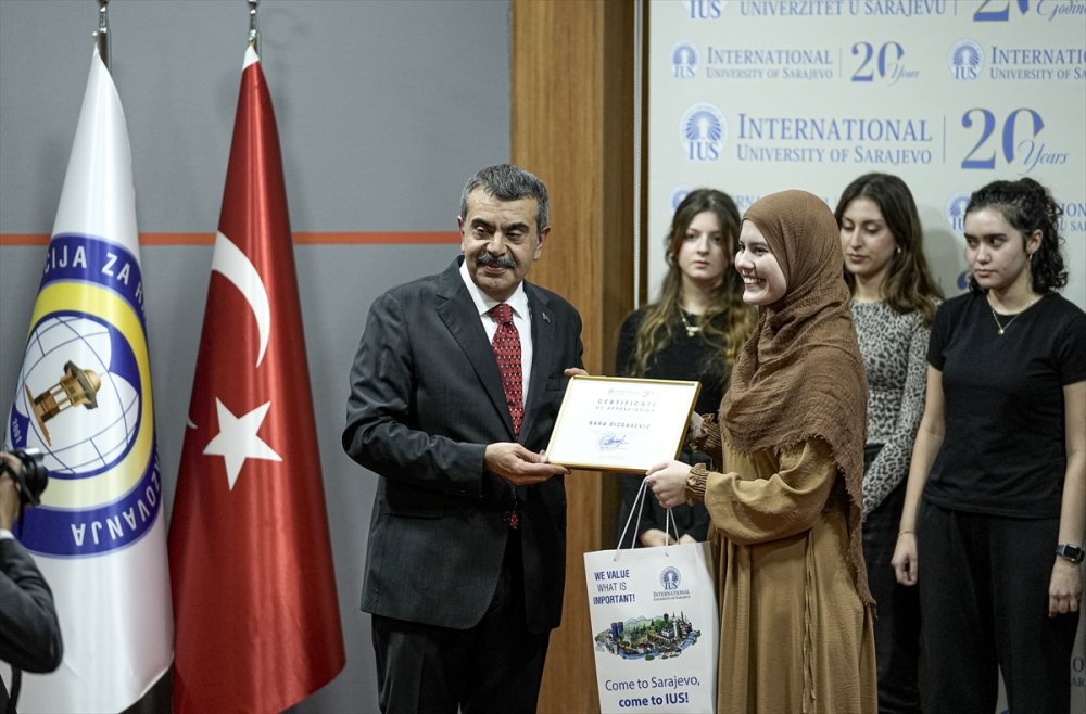 Milli Eğitim Bakanı Tekin, Uluslararası Saraybosna Üniversitesi Akademik Yılı Açılış Töreni'nde konuştu: