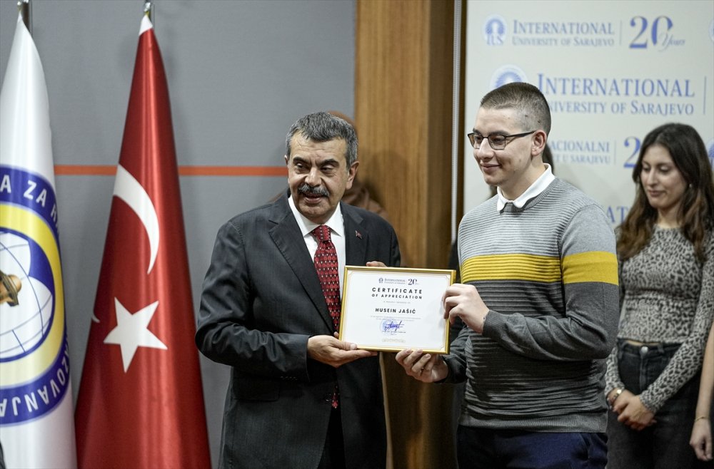 Milli Eğitim Bakanı Tekin, Uluslararası Saraybosna Üniversitesi Akademik Yılı Açılış Töreni'nde konuştu: