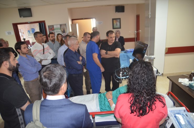 Iraklı doktorlar Kütahya'da "mikrodalga ablasyon" tekniğini öğrendi