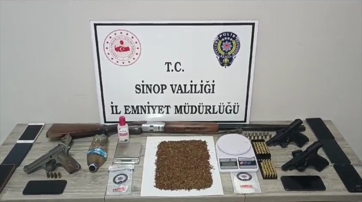 Sinop'ta uyuşturucu operasyonunda 6 zanlı tutuklandı