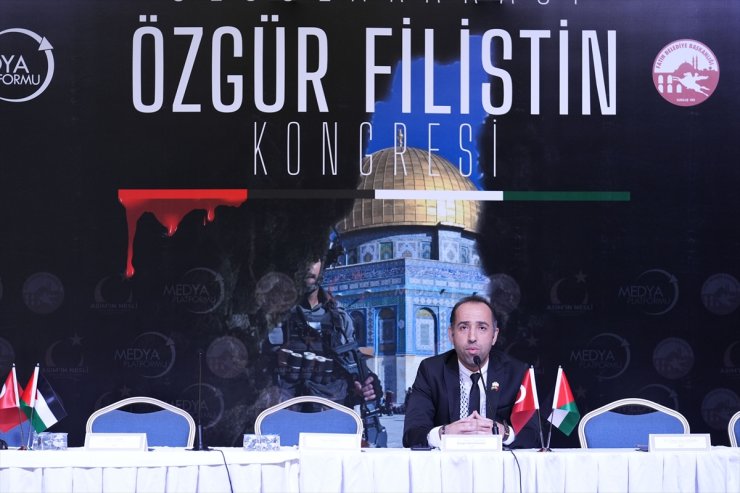 İstanbul'daki "Uluslararası Özgür Filistin Kongresi"nde Filistin direnişinin önemi vurgulandı