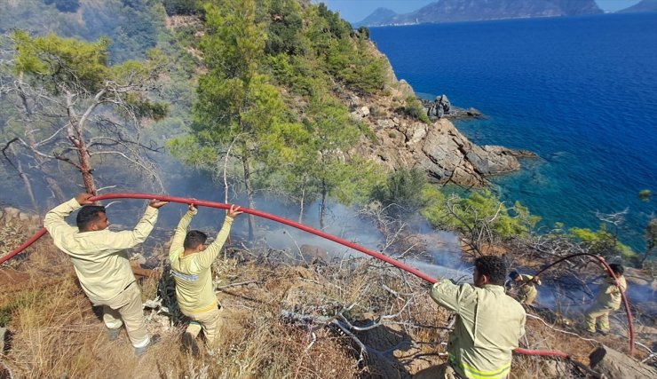 Mersin'de çıkan orman yangını kontrol altına alındı